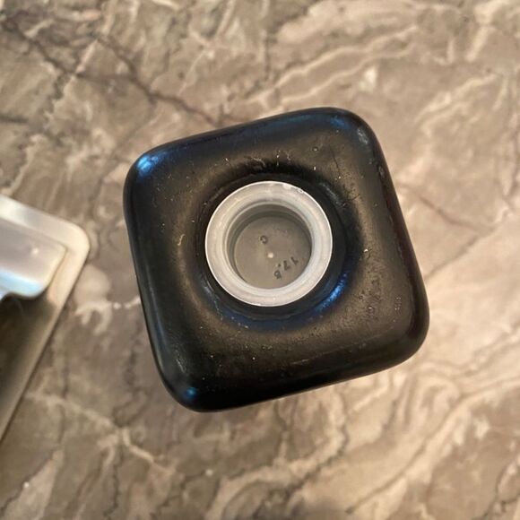 Sergio Asti ICM Italy Salt Pepper Shakers Modern MCM Stainless and Black - Picture 6 of 9